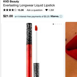 Brand new Kat Von D lipstick